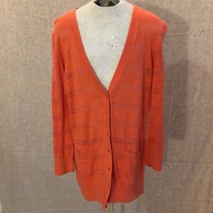 LOFT Salmon colored Cardigan